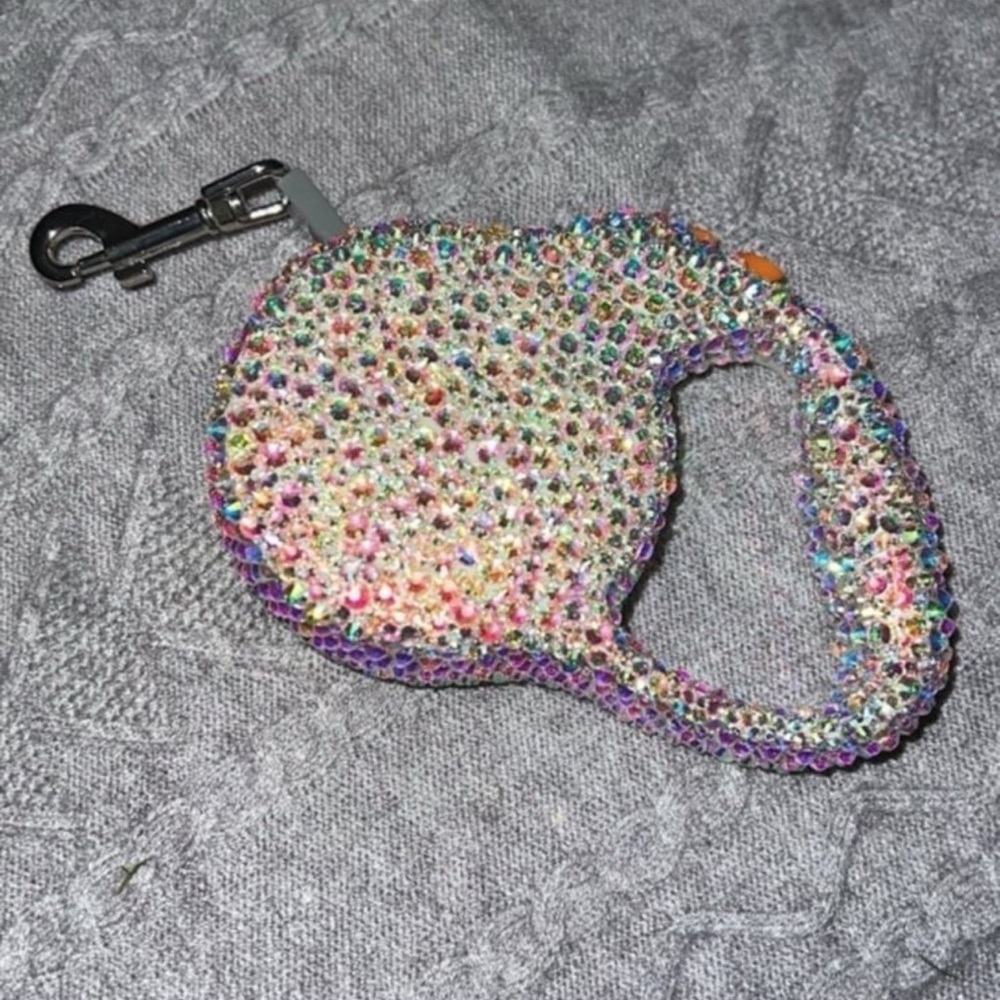 Multicolor Rhinestone Dog Leash